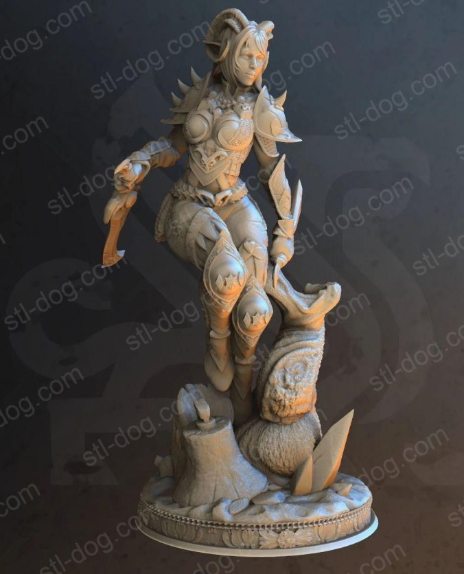 毒爪大师 – 奥琳娜 3D打印图纸